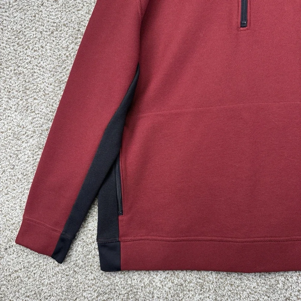 Alaskan Hardgear Gravel Tec Fleece Men's 2XL‎ XXL 1/4 Zip Pullover Jacket Red